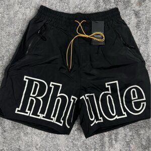 NWT Rhude Black Athletic Shorts Men’s Size Large